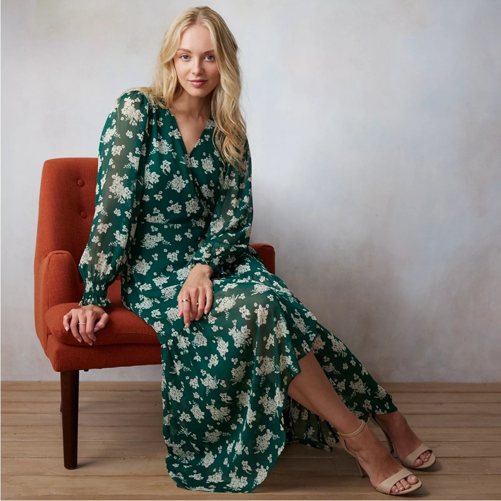 LC Lauren Conrad Green Dress